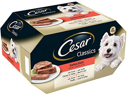 Pet Things Cesar Classics Dog Trays Mixed Selection In Gravy 8x150g (Pack of 3)