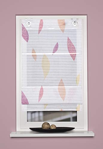 Home fashion Magnetrollo Querstreifen Digitaldruck Paolo, Multicolor, 130 X 60 cm