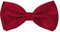 MASADA Herren Fliege Dunkelrot glänzend und stufenlos verstellbar, handgefertigt mit Hakenverschluss - 12 x 6 cm 100% Polyester