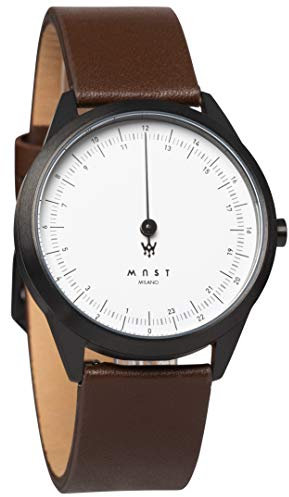 MAST MILANO A24-BK402M.WH.14I 24 Stunden Einzeigeruhr für Herren