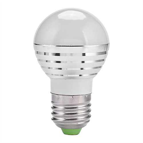E27 LED-Glühbirnen (AC85-265V) 3W, 16 Farben Wechsel der RGB-Kerzenlampe + Fernbedienung
