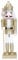 PRETYZOOM Nutcracker Soldier Christmas Nutcracker Figure Wooden Nutcracker Figure Soldier for Christmas Party Home Outdoor Decoration (Golden)