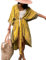 HYUET Copricostume da Bagno Donna Mare, Elegante Kimono Lungo Tie Dye Donna Estivo Abito da Spiaggia Bikini Cover Up Cardigan Maniche Lungo Vestito Boho Kaftan Tunica Top per Vacanza