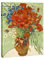 Wieco Art - Großer Kunstdruck auf Leinwand, Motiv: rote Mohnblumen und Gänseblümchen von Van Gogh, florales Ölgemälde, Reproduktion, klassische Blumen, Kunstwerk, Bilder auf Leinwand, Wandkunst für