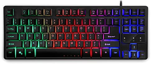 Acer GP.KBD11.01Z Nitro Gaming Keyboard, Black, Qwerty, 360mm x 137mm x 39mm
