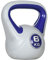 SPORTNOW Kettlebell 6kg con Rivestimento Morbido e Base Piatta in PU e Sabbia, 20x13x22cm, Viola