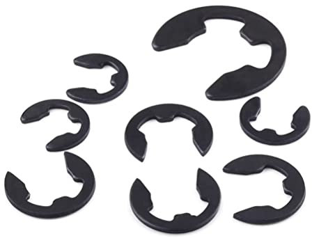 FEEIMOL Anello di Sicurezza E-Clip 3mm Anelli Elastici Anello Interno/Esterno di Fissaggio (200 pcs)