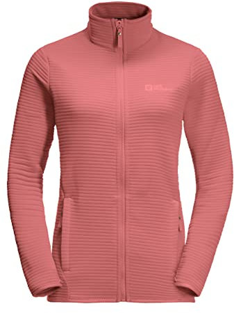 Jack Wolfskin Veste polaire Modesto pour femme, Rose pâle, XL