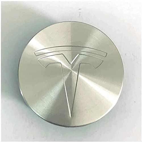LIPPSY Nabendeckel 4 STÜCKE 60mm für Tesla Model X Model S Model 3 Model Y Car Rad Center Hub Cap Auto Styling Felgen Abdeckung Badge Emblem Aufkleber Radnabenkappen