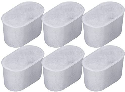 Filtro para Máquina de café Filtro de Agua para Máquina de café Carbón Activado 6 Piezas Filtro de Agua para Máquina de café Núcleo de Filtro para de Carbón Activado