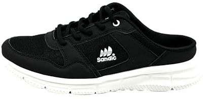 Ablovo® Damen Herren Pantoletten Sandalette Slipper Sabots Sneaker Freizeit (Schwarz, EU Schuhgrößensystem, Erwachsene, Herren, Numerisch, M, 42)