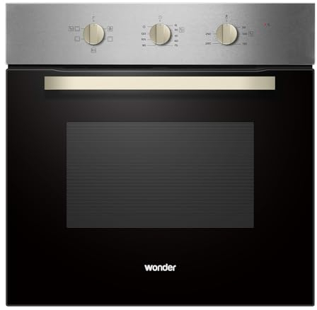 Wonder Horno MultifunciónCon Ventilador Inox WHM4700EX. Capacidad 70 Litros, 975W, 5 Programas, Interior Esmaltado, Fácil Limpieza, Eficiencia Energética Clase A