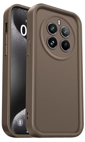 PanXCase Funda para Realme 12 Pro 5G / Realme 12 Pro Plus Pro+ 5G - Carcasa Silicona Delgada Suave Ligera Elegante Diseño, Protección Cámara Antichoque Antiarañazos Cover (Marrón)