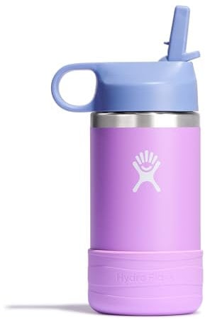 Hydro Flask 12 Oz Kids Wide Mouth Straw Cap and Boot Anemone