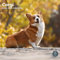 Baker and Bray Corgi Kalender 2025, großer quadratischer Wandkalender, 16 Monate, Corgi Geschenk Hundekalender