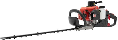 2-Takt Heckenschere, 22.5cc Zweischneidige Heckenmaschine 90° Drehung Griff Klingenlänge 65cm Kraftstofftank 0.6L Gartenbuschtrimmer für Beschneiden Landschaftsschnitt Teeernte