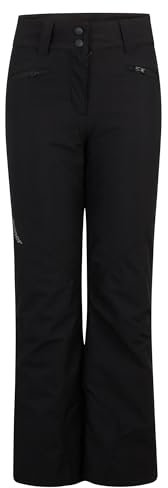 Ziener Kinder Alin Ski-Hose/Schnee-Hose | atmungsaktiv, wasserdicht, PFC frei, Black, 140