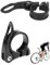 LEEQ 2pcs Fahrrad Sattelkloben Schnellspanner Sattelstütze Aluminiumlegierung Sattelklemme 31,8mm Sattelstützenklemme für MTB und Rennrad