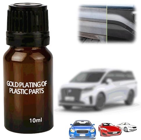 Matame Reparaturmittel für Autokunststoffe, Auto Kunststoff Teile Refurbish Agent Kunststoffpflege, Auto-Kunststoffreiniger, Auto Kunststoff Auffrischer, Kunststoffsanierung für Autos (1 Stück)