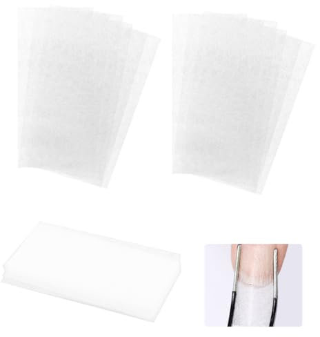 RAMGLYO 60 Pièces Fibernails pour Extension d'Ongles, Kit de Gel en Fibre de Soie, Faux Ongles, Outil de Manucure pour Ongles en Gel UV, Naturel