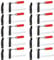 SHUESS 10 Stück Stück Schraubzwinge Komponentengriff 50x150 / 50x200, Spannweite 200 mm, Spanntiefe 50 mm, Temperguss-Stahl Spannbacken, Hohlprofilschiene (50x200)