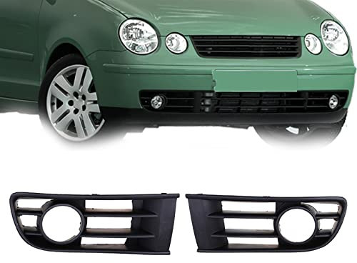 BEFZIMYL Auto Frontstoßstange Nebelscheinwerfer Kühlergrill Abdeckung Für V&w Für Polo 9N 2002 2003 2004 2005