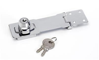 Master Lock 725EURD 117mm Steel Hasp with Integrated Lock