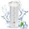 OUOUMUF Shaker,shaker für proteinshakes- für super cremige Fitness Eiweiß Shakes,shaker proteinshaker 500ml - Langlebiger, Auslaufsicherer, Geruchsneutraler Shake Becher BPA-frei(Weiß)