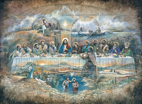 Das Letzte Abendmahl - Klassisches Puzzle 4000 Teile Für Erwachsene, Holzpuzzle, 3D-Puzzle, Heimdekoration
