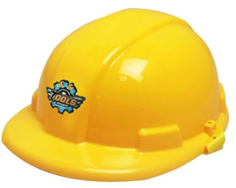 EHJRE Kinder Bauhelm, Kinder Ingenieur Hartkappe Jungen Mädchen Realistischer Spielzeug Bauarbeiterhelm Kostüm