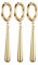 JewelryWe Zoro Ohrringe Ohrclips Herren: 3er Set Gold Edelstahl One Piece Zorro Huggie Creolen Fake Piercing Ohrstecker Clip-On Ohrringe Anime Cosplay Schmuck für Lorenor Zorro Fans Anime-Liebhaber