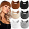 6Stück Stirnband Damen Breite Elastische,Übung Stirnbänder,Stirnband Elastisch für,Haarband Damen,WarmesHaarbänder Breit,HaarbandKnoten,StirnbandDünn,rutschfeste Haarbänder Haarschmuck(braun)