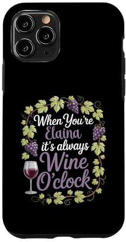 ELAINA Personalized Women's Gift Custom ELAINA Case for iPhone 11 Pro