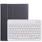 JiuRui tablet Accessori, Detachable Backlit Keyboard Case Flip PU Leather Stand PC Cover compatible with Samsung Galaxy Tab S7 11 inch SM-T870 SM-T875(Black+white keyboard)