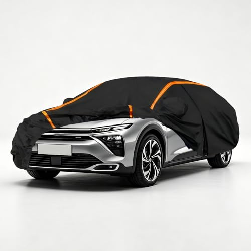 Auto Abdeckplane für Citroen C4 X(2022-2025) | UV Schutz Staubdicht Winddichte, Allwetterschutz mit Reflektierenden Streifen