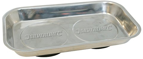 Silverline 868812 - Bandeja magnética 150 x 225 mm