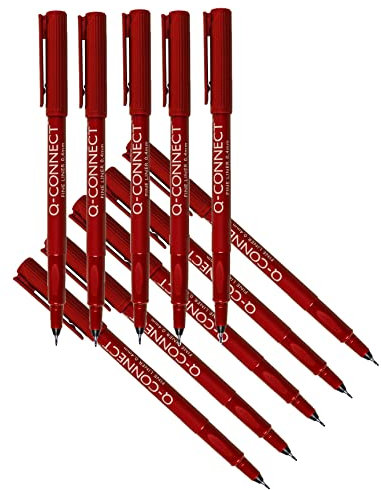 Q Connect Fineliner 0,4 mm, rot