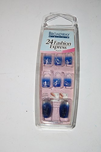 Broadway Nails Fashion Express 24 Kunstfingernägel in 12 Grössen Länge: Short Nr. #BCD03 Chic - Design Nails ohne Kleber - Für tolle Fingernägel wie vom Nagelstudio.