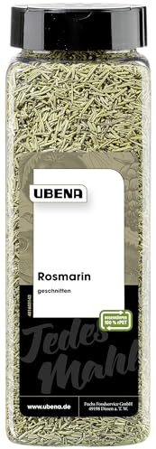 Ubena Foodservice - Rosmarin geschnitten | 300 g im Gewürzstreuer | Für Großverbraucher, Gastronomie und Restaurants