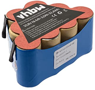 vhbw 1x Akku kompatibel mit Dirt Devil M3120, M030 Staubsauger (3000 mAh, 10,8 V, NiMH)