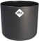 elho B.for Soft Rund 18 - Blumentopf für Innen - 100% recyceltem Plastik - Ø 18.3 x H 16.7 cm - Schwarz/Anthrazit