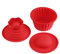 eoocvt 3 Pack Giant Big Silicone Cupcake Cake Mould Top Cupcake Bake Set Baking Mold