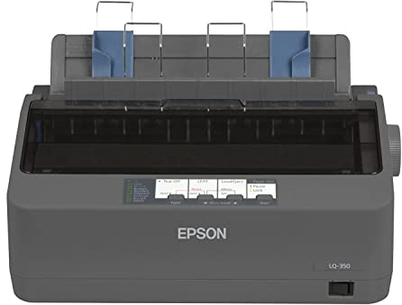 Epson LQ-350 – Dot Matrix Printers (24-Pin, Envelopes, Labels, Roll, Parallel, Serial, USB 2.0, 200 – 240 V, 5 – 35 °C, 10 – 80%)