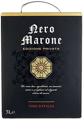 Nero Marone - Vin Rouge Edizione Privata - Origine : Italie - BIB Bag in Box (1 x 3 l)