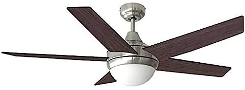 EDM 33989 Ventilador de Techo Modelo Adriatico 60W, Niquel Satinado, 132 cm