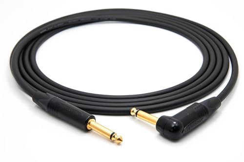 enoaudio Mogami 2524 Instrumento Cable | Neutrik 6,3mm TS – TS-L | HiFi - 2,0 m