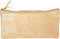Clairefontaine 410017C Schlampermäppchen aus Leder Celeste Flach, 11 x 22cm, 1 Stück, Disco Gold