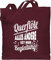 Shirtracer Baumwolltasche - Musik Instrument Zubehör - Querflöte Alles andere ist nur Begleitung! - Unisize - Bordeauxrot - tasche für musikinstrumente instrumente flötistin beutel geschenk musiker