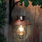 Outdoor Solar Hanging Lanterns Vintage Light with Warm LED Bulbs for Garden Yard Patio Pathway Tree Decoration, Solar-Powered Landscape Lighting (Copper)