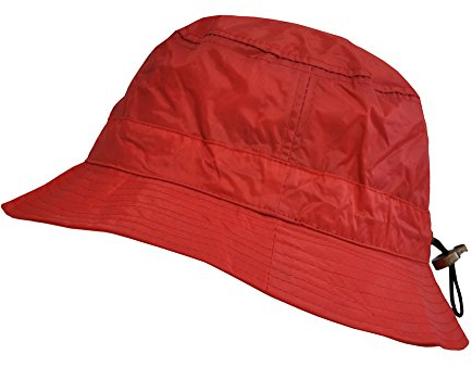 Toutacoo. Regenhut aus Nylon - Einstellbar (02-Rot/Small)